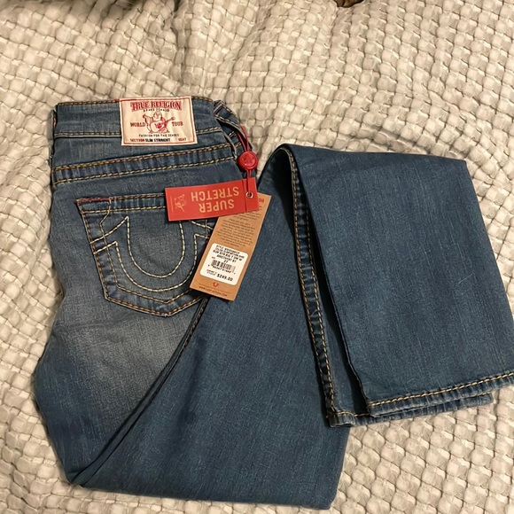 True Religion Denim - NWT True Religion Slim Straight Super Stretch Jeans